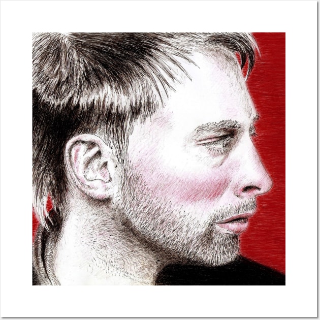 Thom Yorke Wall Art by Salvastore 